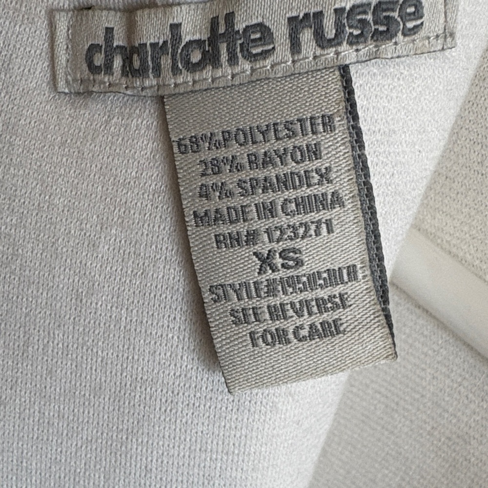 Charlotte Russe Zigzag Pattern Mini Dress - Black, White, Brown - Picture 7 of 7